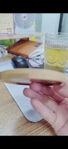 Bamboo Wood Coaster Placemats Cup pad Retro Insulation Cup Tray Cup Coaster Coffee Cup Glass Candle Coasters