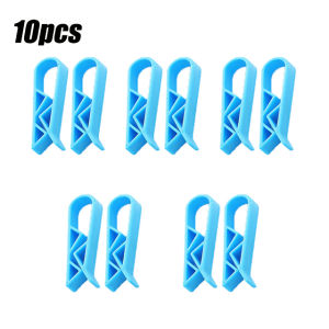 10Pcs Plastic Rubbish Bags Fixed Clips Non-Slip Trash Bag Clamps Waste Bin Bags Holder Snack Bag Sealing Clip Kitchen Garbage Basket Anti-Slip Clips Rubbish Bag Edge Holder