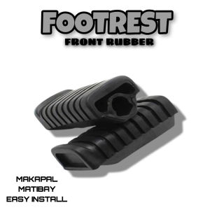 RUSI DL 110 - 125 - Footrest Front Rubber | Black Color ( 1 pair )