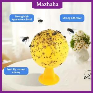 Mazhaha Sticky Traps Flying Insects Traps Ball Effective Fly Catcher Killer Fruit Fly Killer For Plants Catching Fruit Insects