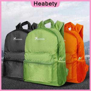 Heabety 25L Lightweight Folding Backpack Mens Ultralight Waterproof Backpack Womens Travel Camping Hiking Backpack Customized