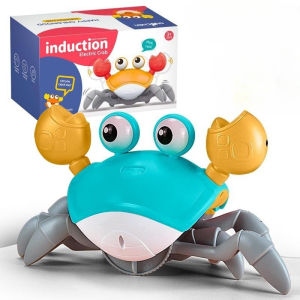 Oldlaiben Crab Walking Toys for Baby Escaping Crab Cute Sensor Musical Toys Kids Gift Ketam Mainan Kanak