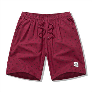 8307#Summer Mens Fashion Graphic Knee Length Multi-Pocket Casual Shorts Cotton Menswear