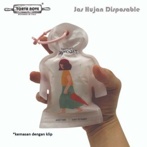 Jas hujan anak dewasa ponco disposable sekali pakai Raincoat Mini Travel plastik poncho