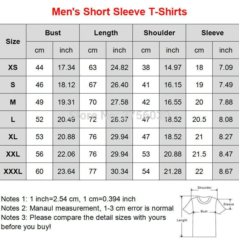 off white tee size chart