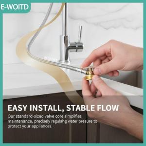 【E-WOITD】 Brass Van điều khiển cap bìa 1PC cho máy nước nóng khí điều chỉnh lõi liên kết hiệu quả nâng cấp Nhà Bếp sử dụng