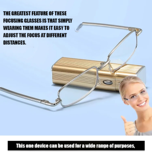 Myopia Glasses Anti-blue Light Easy to Clean Eyeglasses Dual-purpose Comfort Stylish Folding