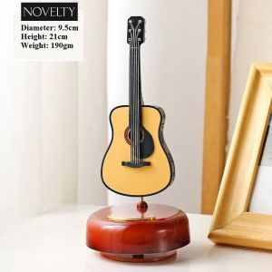[MSIA SHIP] NOVELTY Retro Guitar Violin Lute Music Box Decorative Accessories Kotak Muzik Gitar Music School Lover Home Decoration Wall Shelf Cabinet Console Table Decor Souvenir Farewell Anniversary Birthday Christmas Gifts Hiasan Cantik 复古装饰 音乐盒