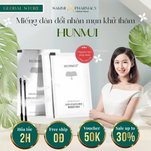 Miếng Dán Đẩy Nhân Mụn HUNMUI – Dán Mũi HUNMUI Giúp Làm Sạch Mụn Cám Se Khít Lỗ Chân Lông Khử Thâm Da