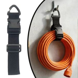 AKZDXE Adjustable Extension Cord Organizer Heavy-Duty 45cm Cable Management Storage Strap Multifunctional 3-Axis Buckle Wire Manager Workshop