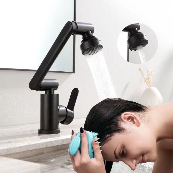 Vòi lavabo , vòi nước chậu rửa mặt nóng lạnh đa chiều xoay 360 độ thông minh sang trọng và tiện dụng