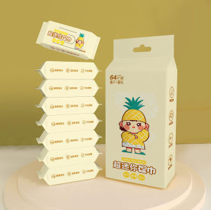 TOMM.JK ทิชชู่เปียกขนาดพกพา ทิชชู่เปียก ขนาดพกพา  แบ่งใช้ได้ สะอาดปลอดภัย เนื้อสัมผัสนุ่ม ไม่ระคายเคืองผิว  ทิชชู่เด็ก บรรจุแยกชิ้น (1ห่อเล็ก บรรจุ8แผ่น )