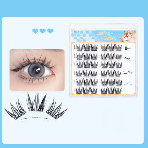 Dorisna 10สไตล์ไม่จำเป็นต้องขนตาปลอมกาว5D การดัดงอนงอนงามตามธรรมชาติขนตาปลอมชนิดทำจากขนมิงค์มีกาวในตัวการต่อขนตาปลอมที่ขยายใหญ่ขึ้น