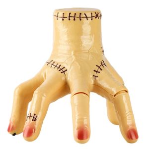 IPIE2 Realistic Electric Crawling Hand Creative Addams Family Scary Hand Models Prank Interactive Toy Fake Walking Hand Haunted House
