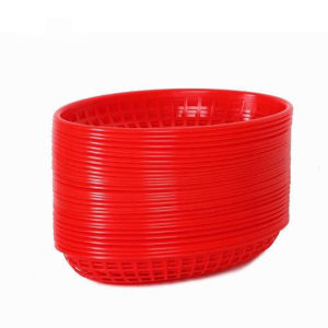 Food Serving Tray Plastic Fast Food Basket Stackable Fried Chicken Tray Picnic Food Plate