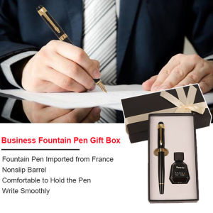 GiiMall 14k gold nib business pen and ink gift box