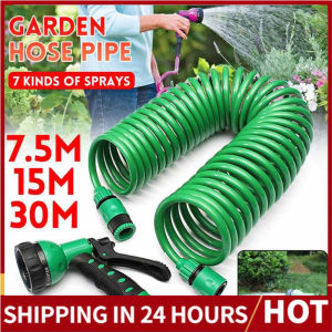 【COD】Expandable Magic Car Watering Washing Retractable Coil Hose Garden Supplies Irrigation Water Hose