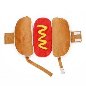 COZYHAUS Hot Dog Pet Dog Costume Clothes Cute Cat Puppy Outfit Mustard For Small Medium Dog Pet Clothes