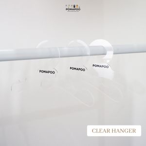 Clear Hanger - Gantungan Baju/Pakaian POMAPOO Premium Berkualitas