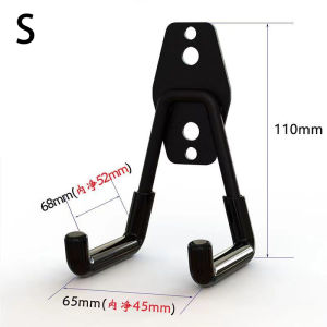 Kaitan Baja Sepeda/Wall Mount Garage/Bike Hanger Hook/ Heavy Duty Garage/Storage Hooks Steel/For Garden Tools Ladders Bikes Bulky Items