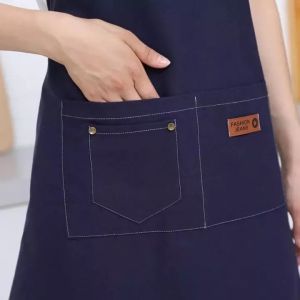 Cooking Kitchen Apron for Woman Men Chef Waiter Cafe Shop BBQ Hairdresser Aprons