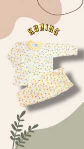 SETELAN BAJU BAYI PANJANG SIZE 6-24 BULAN SETELAN BAYI MERK KUZUKA 8885