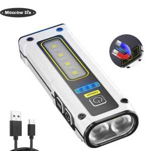 💥HOT💥Rechargeable XPG COB LED Flashlight 500LM Emergencys Flashlight Multipurpose Aluminum Alloy for Outdoor Camping Hiking Adventure