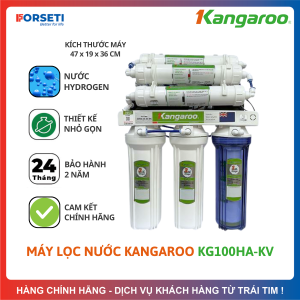 Máy Lọc Nước RO KG100HA-KV Hydrogen Kangaroo Chính Hãng 9 Lõi Lọc Bảo Hành 2 Năm Toàn Quốc Thiết Kế Nhỏ Gọn Để Gầm Bếp