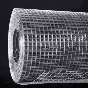Manooby Hardware Cloth Chicken Wire Fence Galvanized Welded Cage Wire Mesh Roll Poultry Metal Wire Fencing