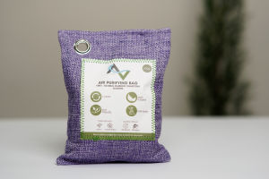 Air Verde 100G Scented Premium Activated Bamboo Charcoal Air Purifying Bag Eliminates Odors Absorbs