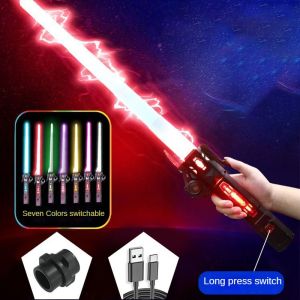 ดาบเลเซอร์ ดาบคู่ต่อกันได้ ดาบไลท์เซเบอร์ ปรับขนาดได้ ดาบเจได ดาบของเล่น