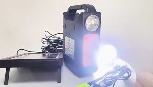 Portable Solar Generator Power Station Panel Charger Emergency Backup Outdoor Travel Camping
