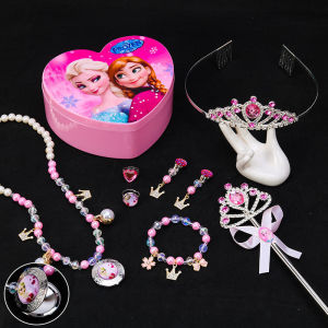 Vòng Cổ Trẻ Em Bông Tai Nhẫn Vòng Tay Trang Sức Công Chúa Quà Tặng Sinh Nhật Cho Bé Gái Trang Sức Ngọc Trai Cho Bé Gái