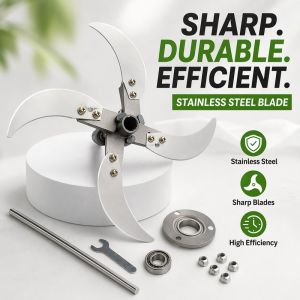 Stainless Steel Vegetable Shredder Blade Rust Proof Durable Farm Tool Fits Poultry Feed Chopper Home Use