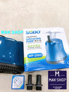 Máy Bơm Chìm Hồ Cá Sobo WP 200D 25w Hút Đáy Hồ Koi