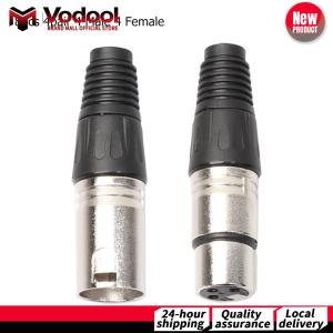 8pcs Microphone XLR Connectors 3-Pin Male and Female for Audio Equipment Maintenance