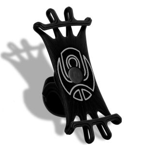 WEST BIKING Bicycle Phone Holder Silicone Flexible Quick Release Mobile Phone Holder Multifunction 360° Rotation MTB Road Bike Motobike Phone Mount