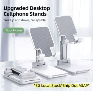 SG Local Seller Upgraded IPad Mobile Phone Stand Adjustable Rotation Desktop Tablet Stand for Samsung Xiaomi Huawei Tablet IPad Phone Holder Accessories IPad Mobile Phone Stand Adjustable Rotation Desktop Tablet Stand for Samsung Xiaomi Huawei Tablet