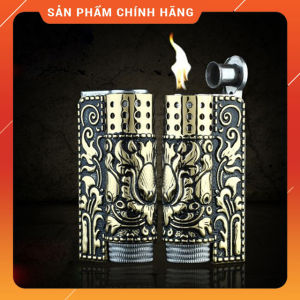 Hộp Quẹt Bật Lửa Xăng Đá Imco JT001B Thiết Kế Đẹp Đôc Lạ - Dùng Xăng Bấc Đá Cao Cấp