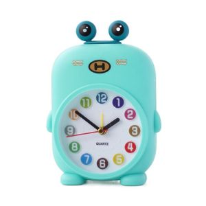 OKDEALS01 Animal Pattern Mute Clock Funny Cute Student Alarm Clock Multi-function Cartoon Small Desk Clock