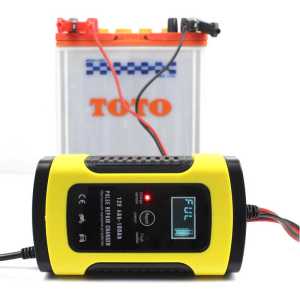 ANHTZYX ของแท้ 100% เครื่องชาร์จแบตเตอรี่อัจฉริยะ 12V และฟื้นฟูแบตเตอรี่รถยนต์ สำหรับรถยนต์ มอเตอร์ไซค์ และแบตเตอรี่ขนาด 12V ทุกชนิด