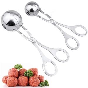 Meat Ball Maker Tool Stainless Steel Clip Round Rice Ball Shaper Spoon Meatball Making Mold Non Stick Stuffed Kitchen Gadget.