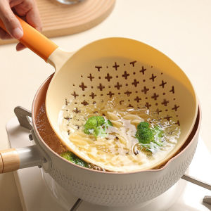 Noodle Vegetable Drain Spoon Large Capacity Silicone High Temperature Resistant Filter Spoon Cooking Tool Utensils