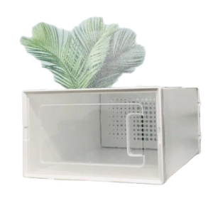 Hộp đựng giày lắp ráp Hộp Để Giày Dép Nhựa Cứng Lắp Ghép Tủ Sắp Xếp Giày Chịu Lực 6 Kg Có Lỗ Thông Hơi Cao Cấp