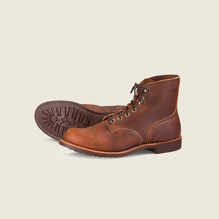 Red Wing Heritage Iron Ranger 8085 (Vibram® 430 Mini-lug) Men's 6-Inch ...