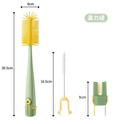 5 in 1 NEW Silicone Cup Cleaning Brush Bottle Gap Cleaner Brush Cup Crevice Cleaning Water Bottles Milk Bottle Clean Tool Kitchen Cleaning Accessories