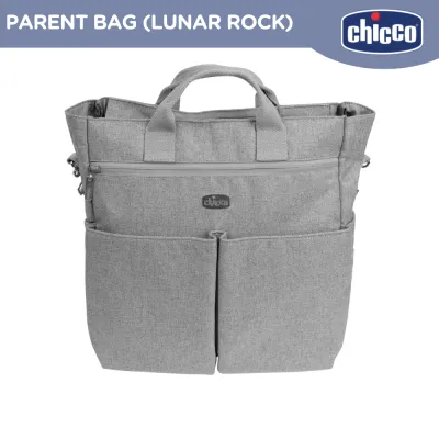 Chicco Parent Bag (Lunar Rock) - Diaper Bag with Changing Mat