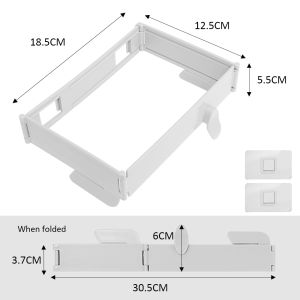 Feelife Portable Plastic Garbage Hanging Bag Kitchen Trash Storage Rack Bag Hook Scouring Pad Dry Shelf Holder Home Kitchen Towel Hanger