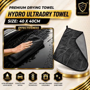【CP CAR Detailer】Hydro UltraDry Towel 40 x 40cm Super Absorbent