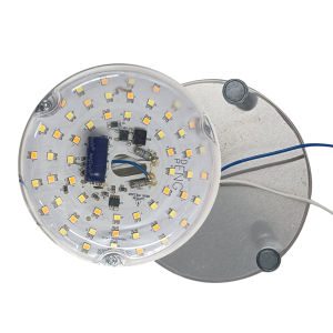 Compact LED Ceiling Light Panel 15W Warm White for Small Rooms and Hallways